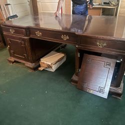 Heavy  DESK- Antique