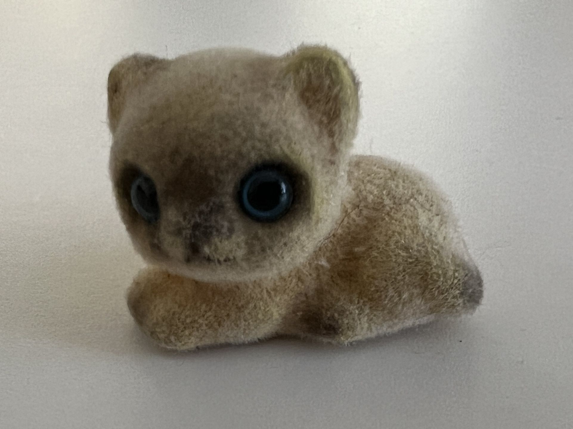 GREAT DEAL - RARE VINTAGE - Josef Originals Flocked Siamese Cat Figurine