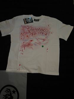 Hellstar White Graphic T-Shirt with Tags