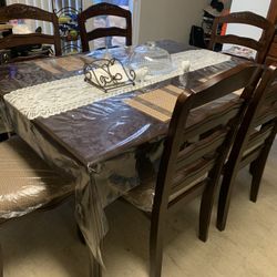 Mesa Con 6 Sillas 