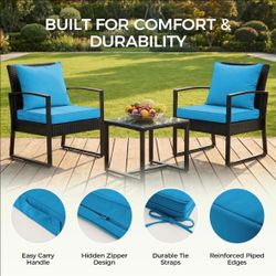 New set of 2 outdoor chairs cushions 19x19