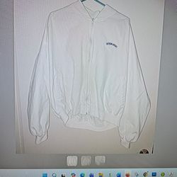 Vintage Southern Comfort Logo White Jacket with Pockets Size L