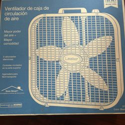 PurificationLasko® Air Circulating Box Fan - White