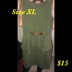 Army Green dress