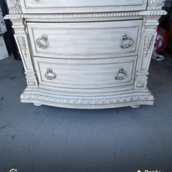 Big Sturdy Antique Night Stand Good Conditions 