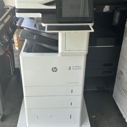 HP LaserJet Enterprise Flow MFP M633z Fully Loaded Works Great!!!
