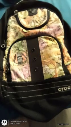 Crocs backpack with laptop compartment