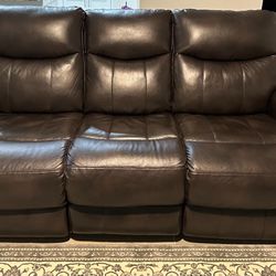 Power Reclining Sofa Set For Sale