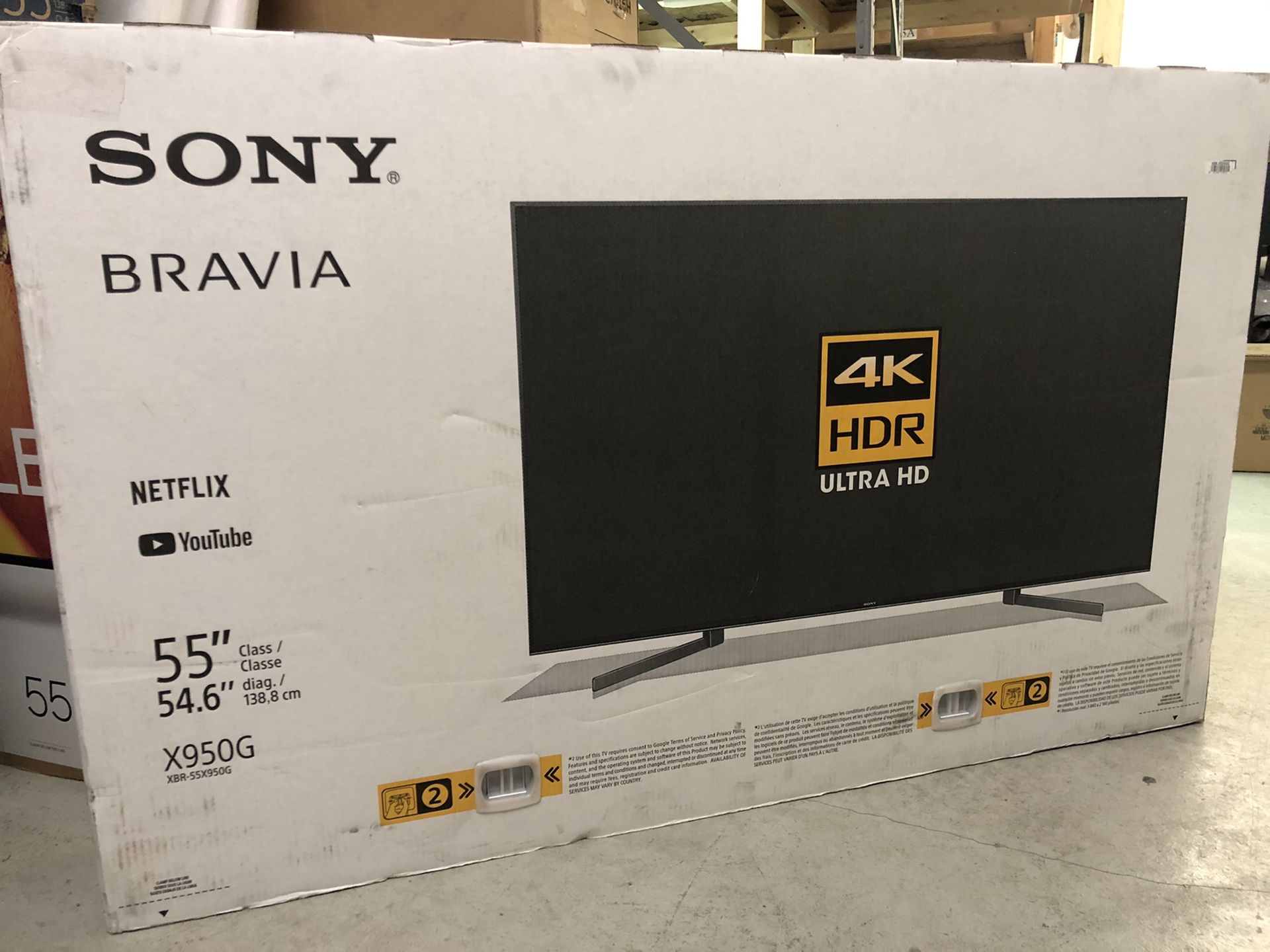 Sony XBR55X950G 55-inch 4K UHD Smart TV 2019 X950G