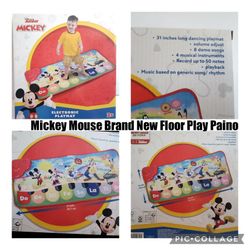 Disney Mickey Mouse Play Floor Paino Set For Sale 
