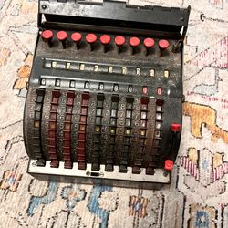 Star Calculator Register Adding Machine By Todd Protectograph Co. NY Antique