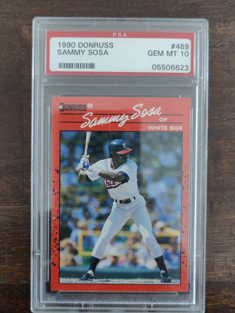 Sammy Sosa PSA 10 Rookie 1990 Donruss *Mistake Card