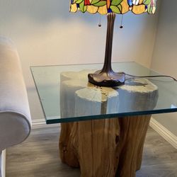 Wood Stump Table 