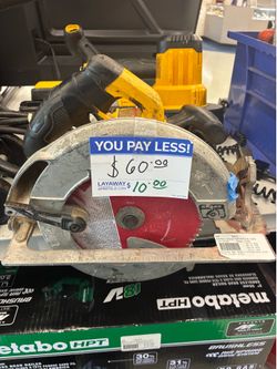 Corded Dewalt circular saw