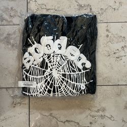 Black and white spider hoodie