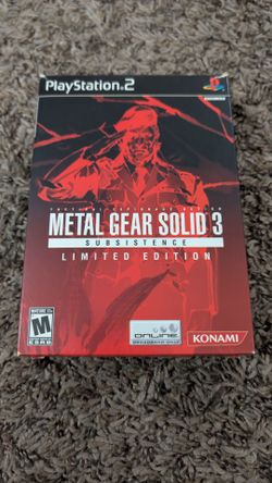 Metal Gear Solid 3: Subsistence Limited Edition PS2