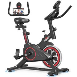 Stationary Spin Bike Open Box Indoor Cycling Exercise Bike for Home Gym