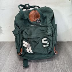 Wizarding World Of Harry Potter Slytherin Backpack Green Leather
