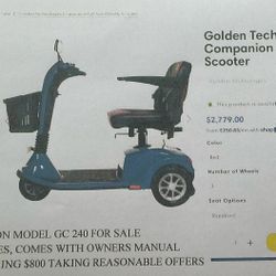 Golden Mobility Scooter