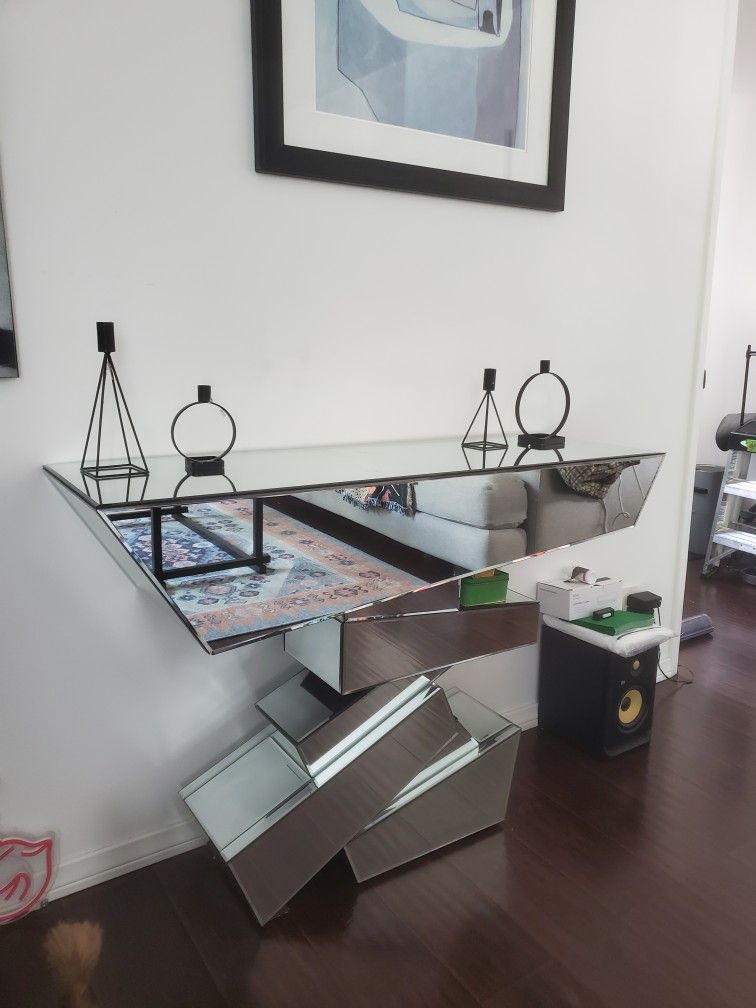 Mirrored Console Table