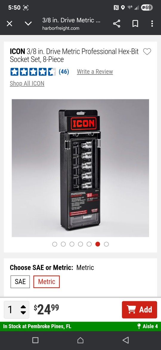 Hexagon Bit Socket Set