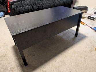 Black Coffee Table with Storage