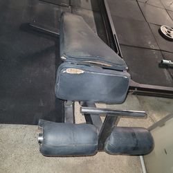 Adjustable decline bench