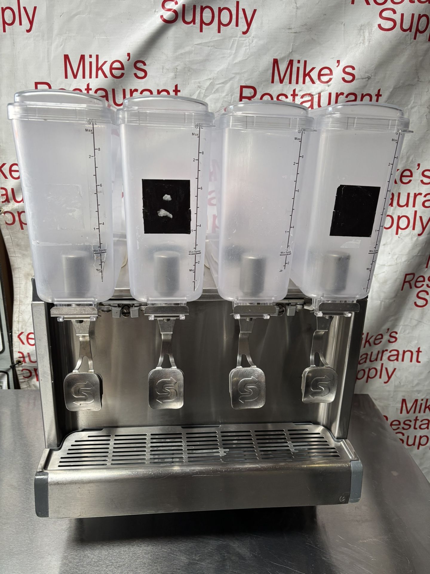 4 Flavor Cold Drink Refrigerated Beverage Fountain Drip NSF Crathco Chiller Self Serve Contained Counter Top 