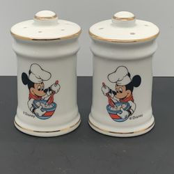 Vinatge Mickey Mouse Salt N Pepper Shakers