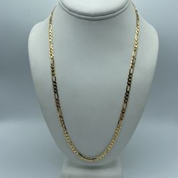 14kt Yellow Gold Figaro Link Chain 22”