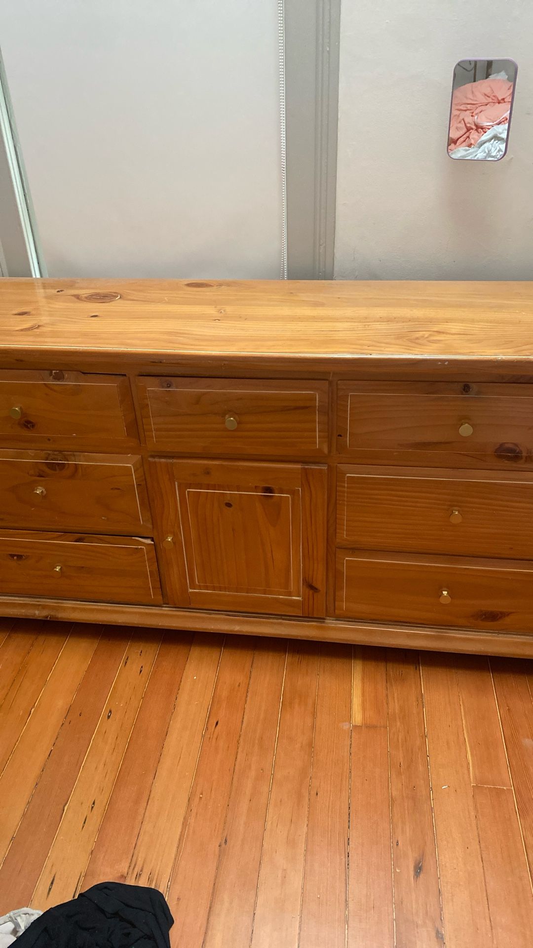 Wooden Dresser And Nightstand Set