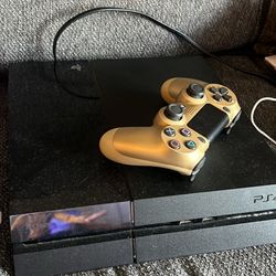 PS4 and controller 