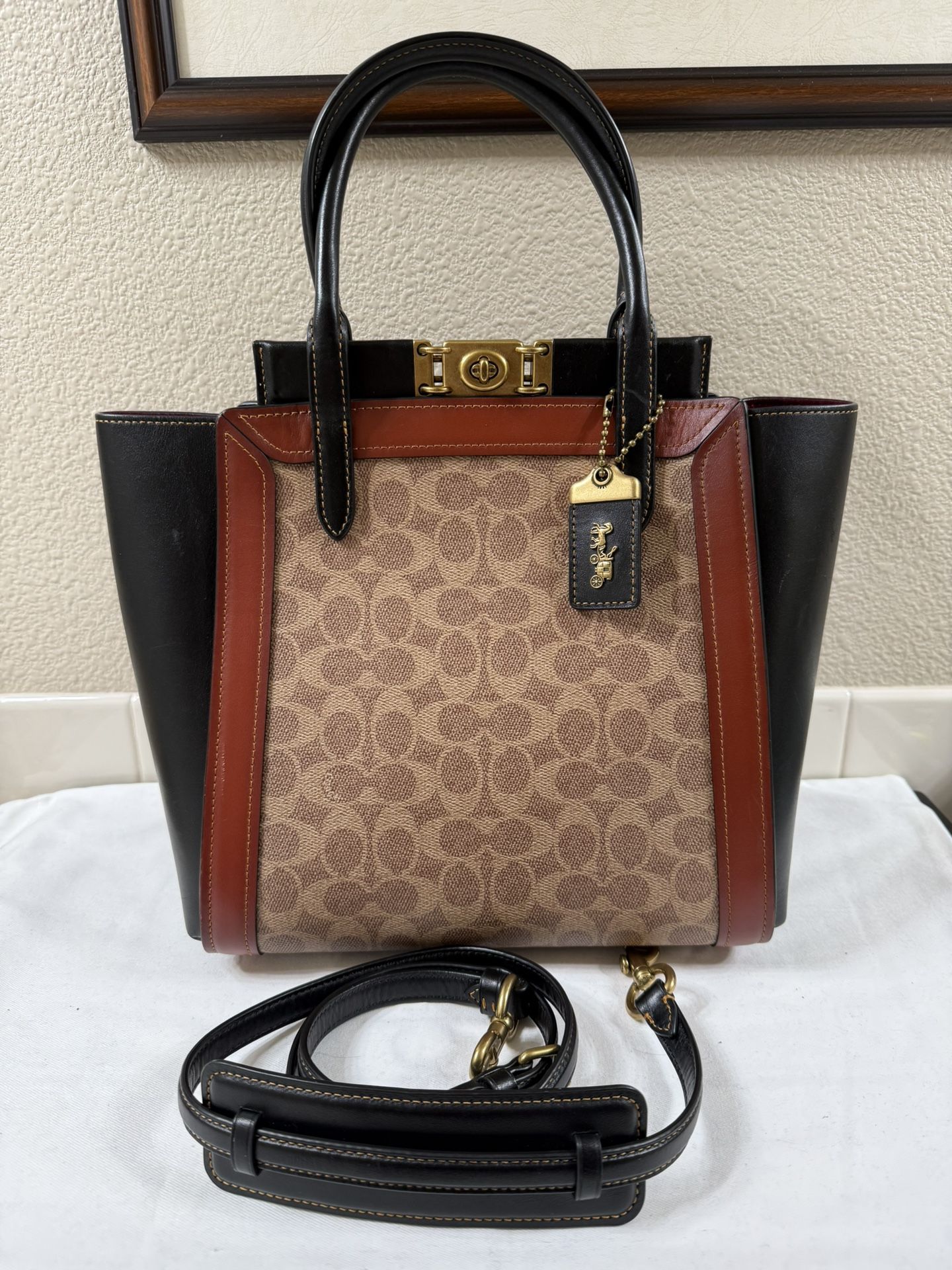 Coach 1941 Troupe Tote Signature Black