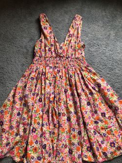 Like New! Flowered summer dress, Sz 12