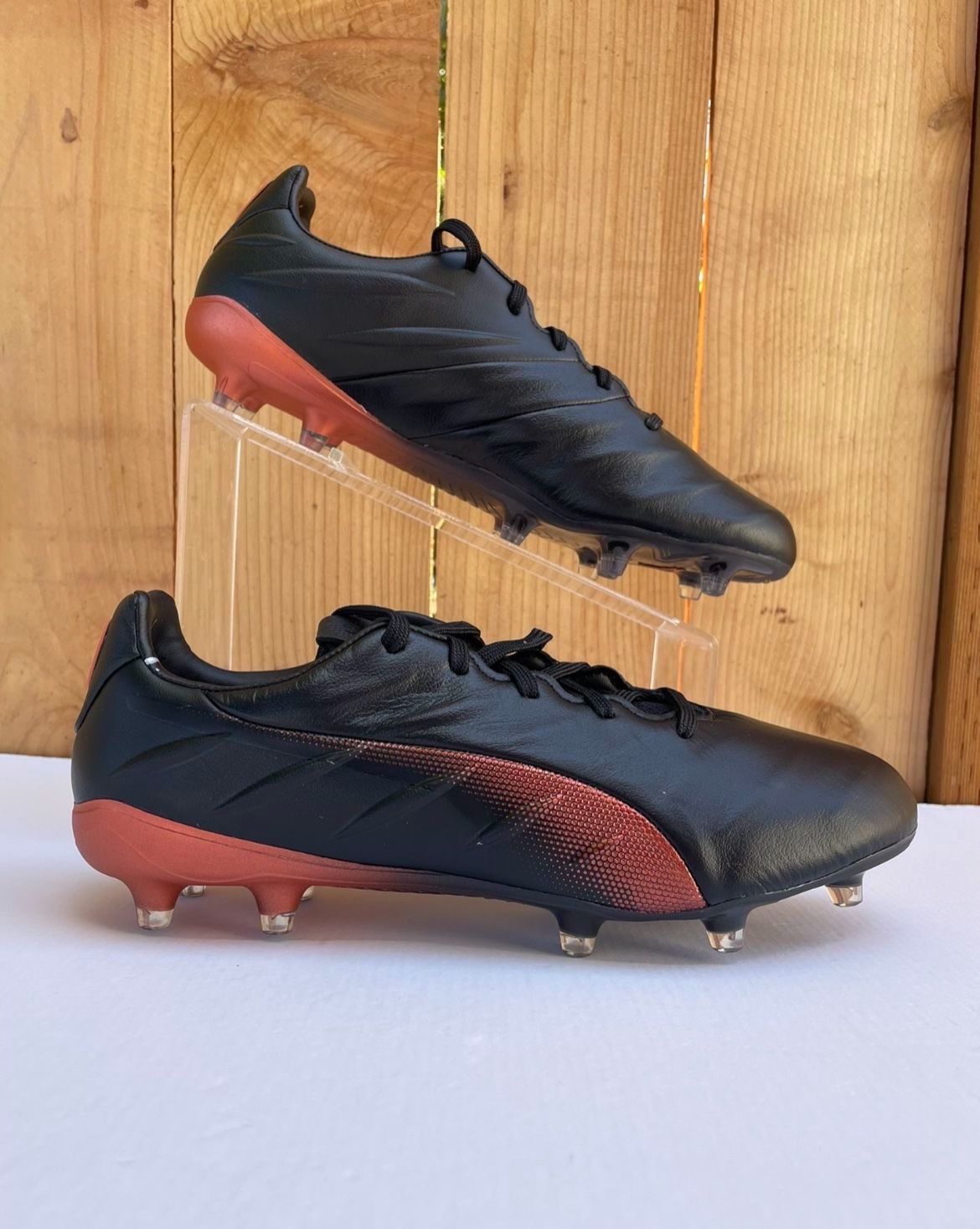 Puma King Soccer Cleats Mens Size 8.5 Puma Platinum 21 NANO GRIP KANGAROO LEATHER
