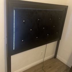 Queen Size LED Headboard