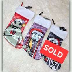 Disney Tim Burton's The Nightmare Before Christmas  | Sally | Oogie Boogie Stocking. $10 EACH 💀✨️🎄