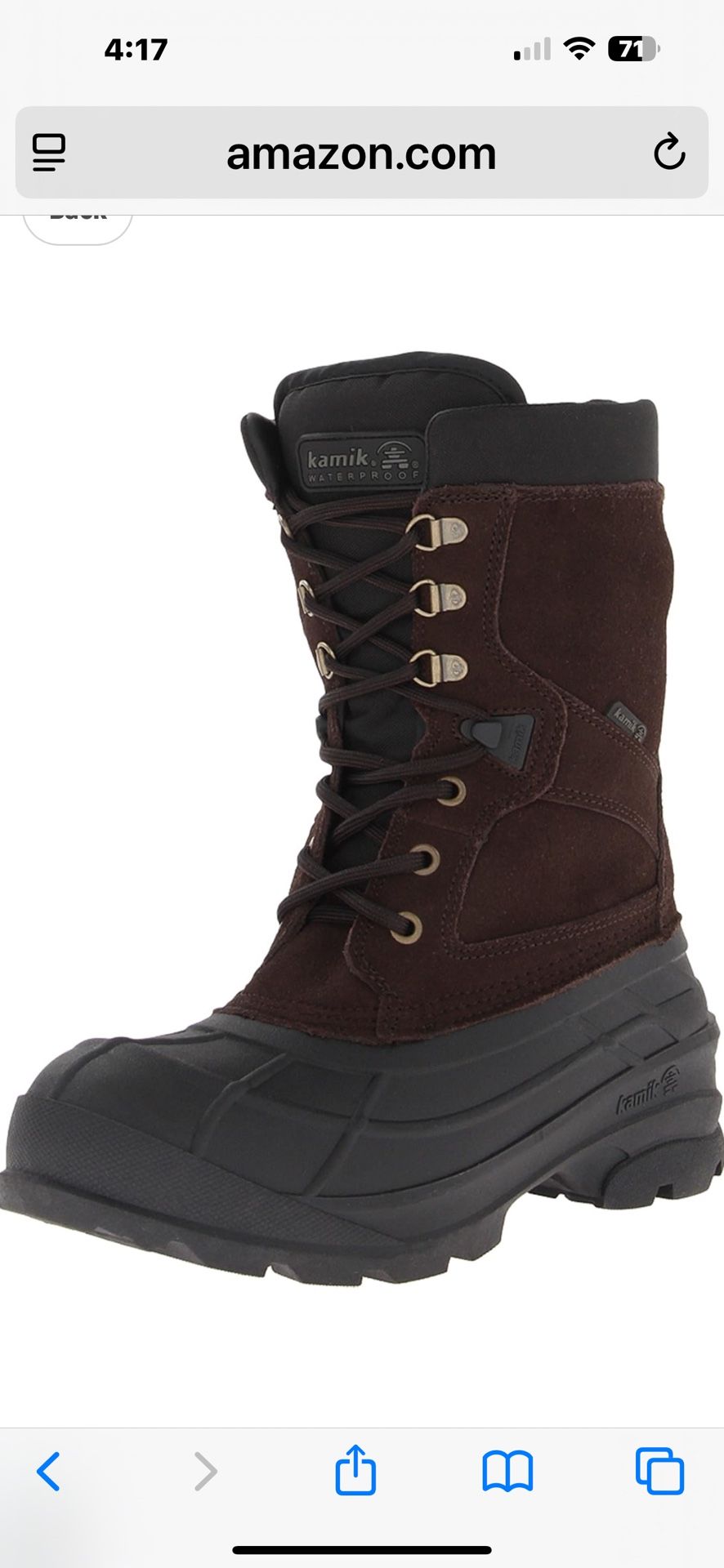 Men’s Size 12 Waterproof Boots