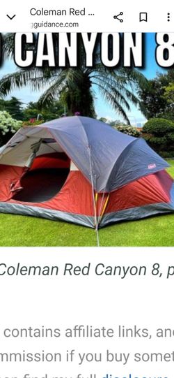 COLEMAN LARGE CAMPING TENT