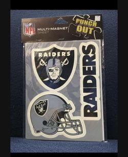 NFL Oakland Raiders Multi Magnet Sheet 