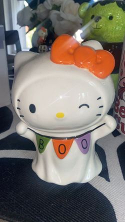 Hello Kitty Halloween Ceramic Cookie Jar