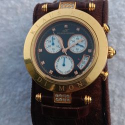 KLAUS-KOBEC Chrono folding leather strap—an exceptional model!