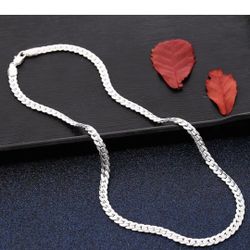 24" Cuban Link 5mm Necklace SOLID .925 STERLING SILVER 