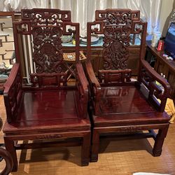 A Pair Of Chinese Antique Chair