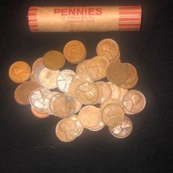 Wheat Penny Rolls 20’s—50’s