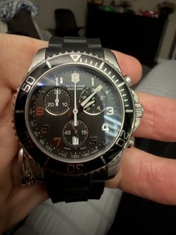 Victorinox Swiss Army Maverick Quartz Chronograph – Black-Out Steel Case