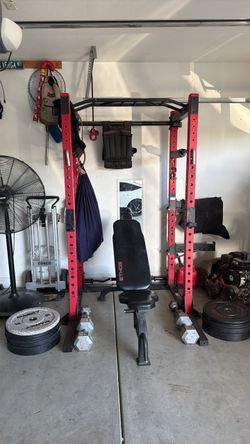 Ethos power rack and bench