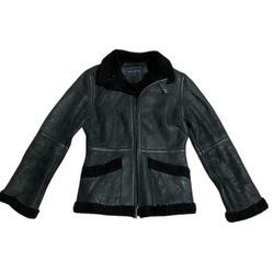 BANANA REPUBLIC Leather Jacket M