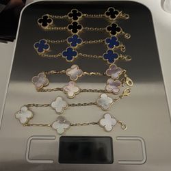 Van Cleef 18k Gold Bracelets 