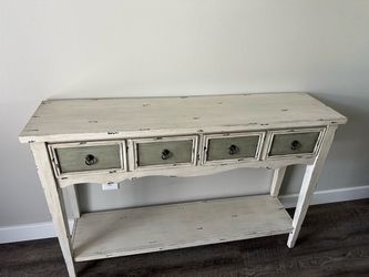 Up for sale I have a sofa table in very good condition